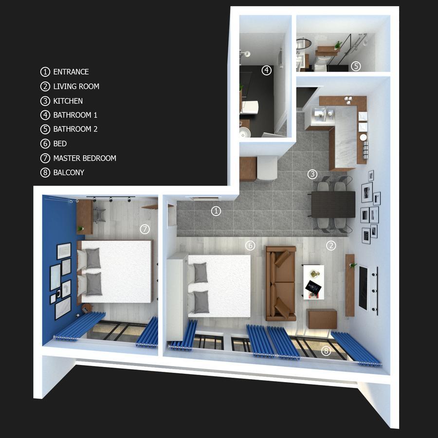 Scandinavian Apartment With Balcony In Bui Vien Ho-Chi-Minh-Stadt Exterior foto