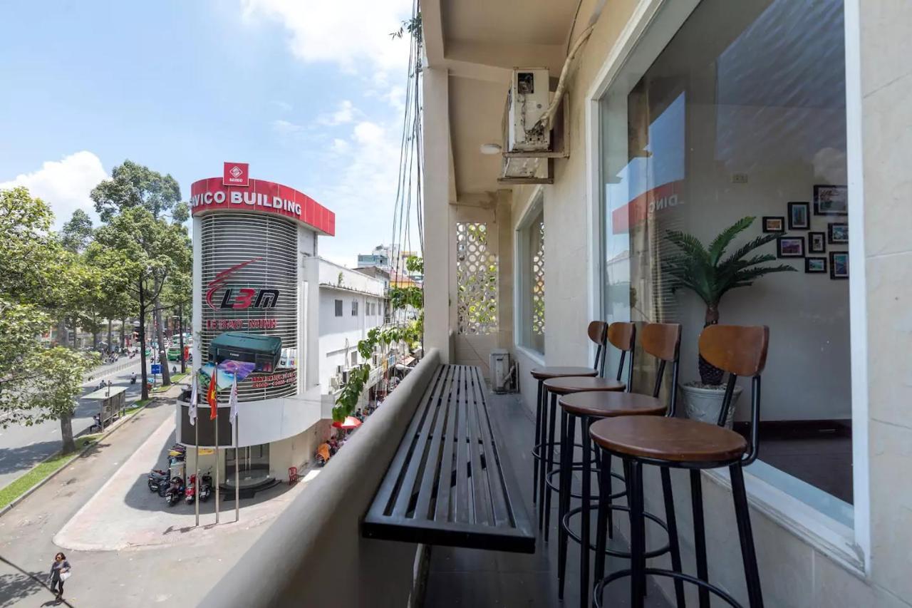 Scandinavian Apartment With Balcony In Bui Vien Ho-Chi-Minh-Stadt Exterior foto